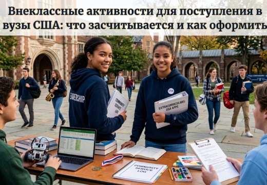 Внеклассные активности для поступления в вузы США: что засчитывается и как оформить